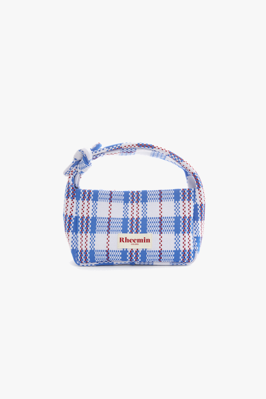 [Seasonal] Ribbon Check Nugget - Blue+Red+White